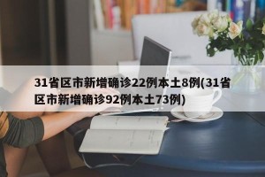31省区市新增确诊22例本土8例(31省区市新增确诊92例本土73例)