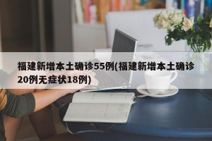 福建新增本土确诊55例(福建新增本土确诊20例无症状18例)