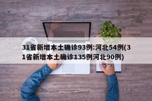 31省新增本土确诊93例:河北54例(31省新增本土确诊135例河北90例)