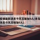 青岛疫情最新消息今天又增加9人(青岛疫情最新消息今天又增加6人)