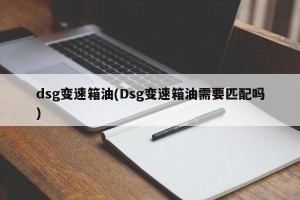 dsg变速箱油(Dsg变速箱油需要匹配吗)
