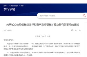 上交所开展公司债券续发行和资产支持证券扩募业务试点