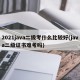 2021java二级考什么比较好(java二级证书难考吗)