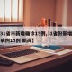 【31省市新增确诊15例,31省份新增确诊病例15例 新闻】